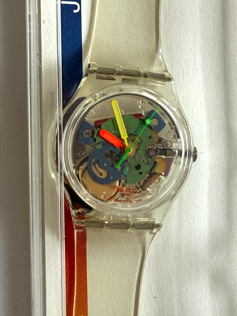 Swatch Watch RARE Jelly Piano VTG 1999 Centre Georges Pompidou Pop