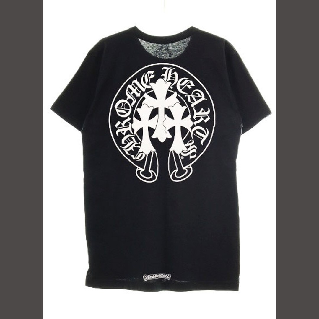 Chrome Hearts Horseshoe Cemetery Cross Short Sleeve T-shirt Black