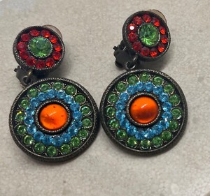 717 ✧POGGI Paris✧フランス ポッジ ガラス ドロップ ブローチ