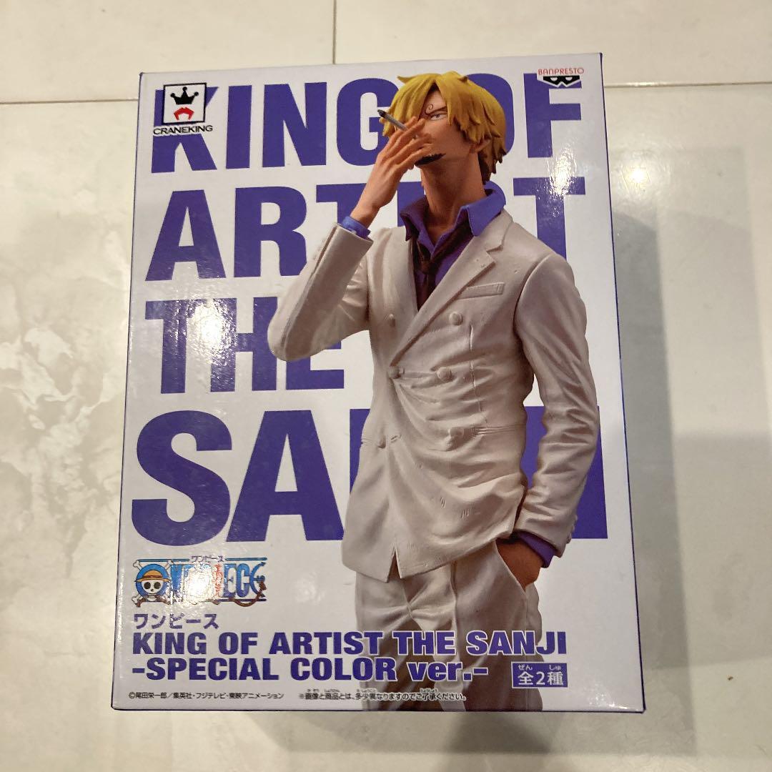 One Piece KING OF ARTIST THE SANJI White ver. Figure Round One