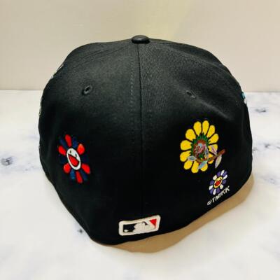Takashi Murakami x MLB Tokyo Series New Era 59Fifty Cubs Hat Black