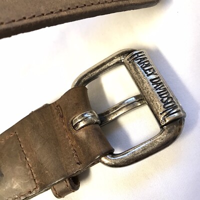 HARLEY DAVIDSON FULL GRAIN COWHIDE LEATHER BELT 98481-95VM S 28/30
