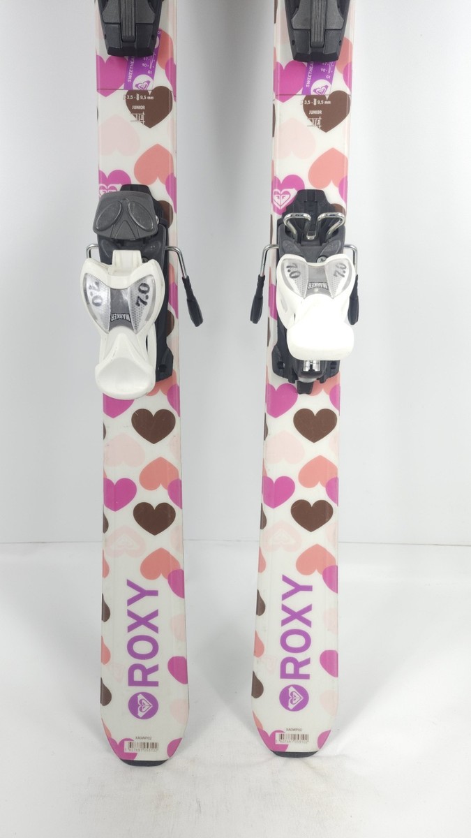 Roxy Sweetheart Jr 140cm Skis w/ Marker 7.0 Bindings | eBay