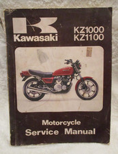 1981-1982 Kawasaki KZ1000 KZ1100 Motorcycle Repair Service Manual