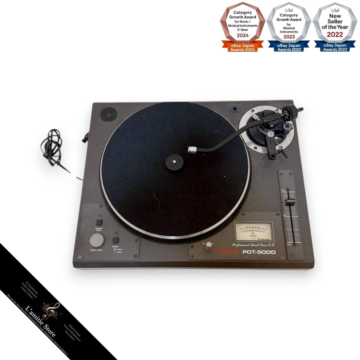 Vestax PDT-5000 Analog Turntable DJ Direct Player CD PDT5000 Japan