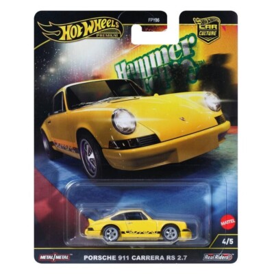 Hot Wheels Premium Porsche 911 Carrera RS 2.7 Hammer Drops 2025