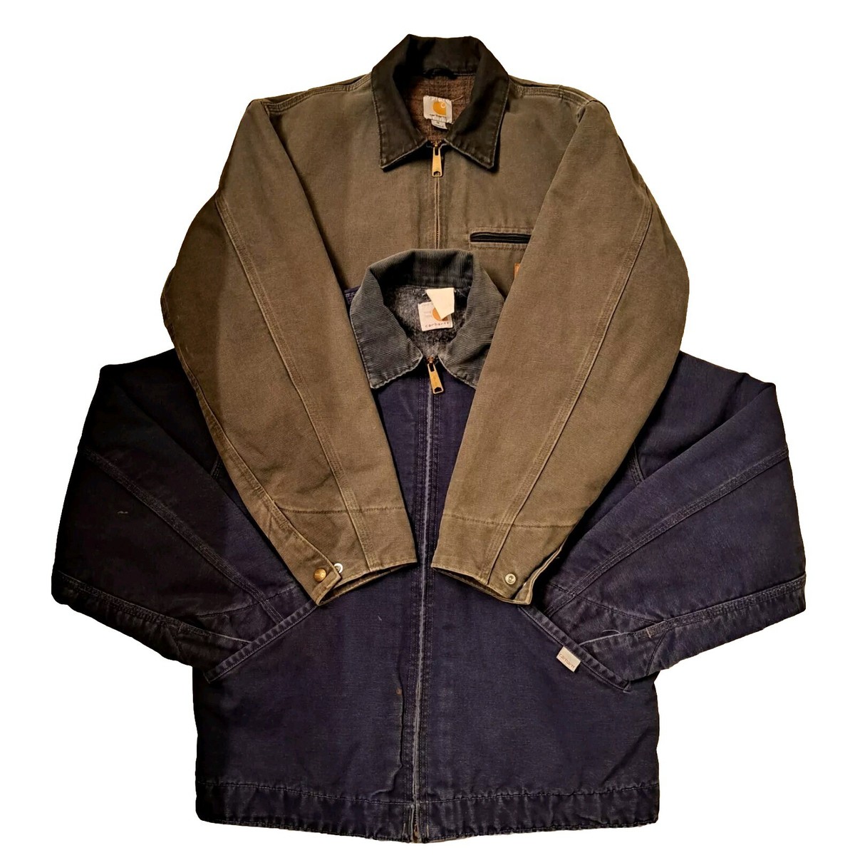 2 Vintage Carhartt Detroit Jackets Coats 1989 100 Year Anniversary