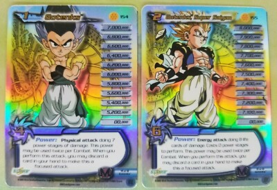 Dragon Ball Z DBZ CCG Score Super Saiyan Gotenks 154 155 Uber Rare
