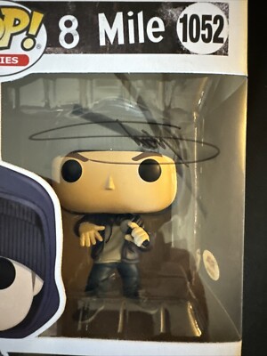 B - RABBIT SIGNED 8 MILE FUNKO POP MOVIES 1052 EMINEM MARSHALL