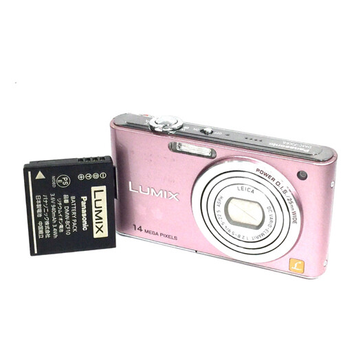 Panasonic LUMIX DMC-FX66 pink compact digital camera Japanese only