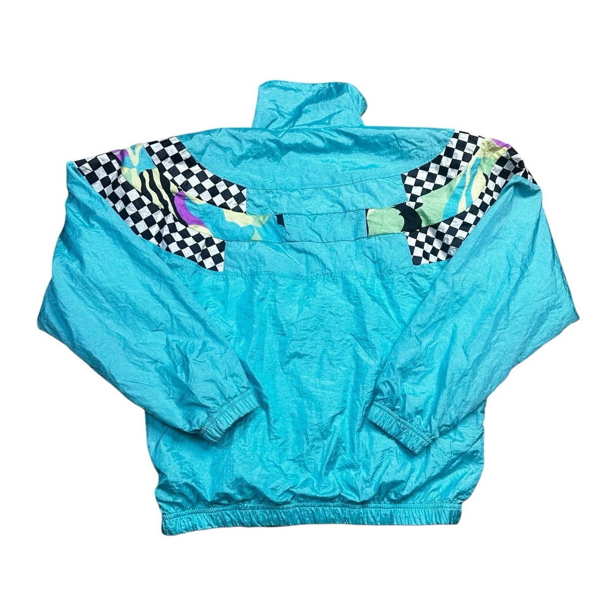 Vintage 80s Sergio Tacchini Nylon Multicolor Windbreaker Tracksuit