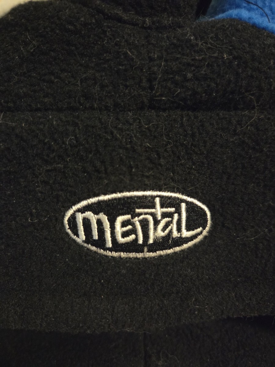 Vintage 90s Y2k MENTAL HEADGEAR Ski Snowboarding Hat Multi Color