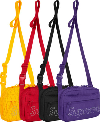Supreme Shoulder Bag Black/Purple/Red FW18 (FW18B10) One Size | eBay