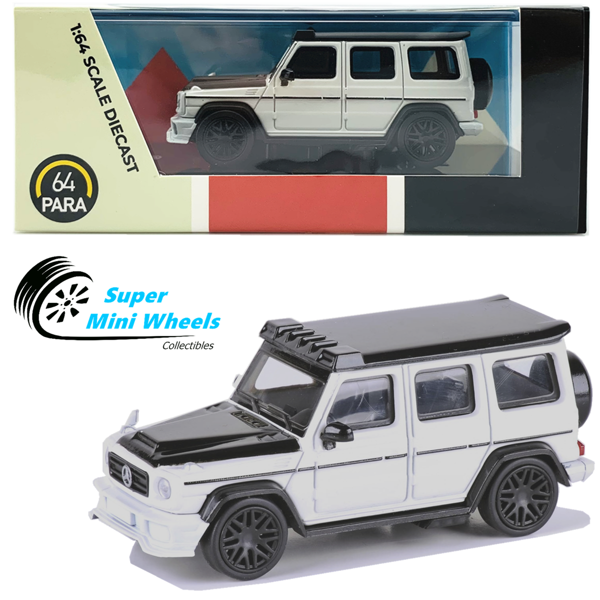 PARA64 LBWK Liberty Walk AMG G63 White - Diecast Model - 1:64 | eBay