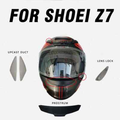 For SHOEI Z7 Z 7 Moto Helmet Top Air Duct Vent Capacete Nose