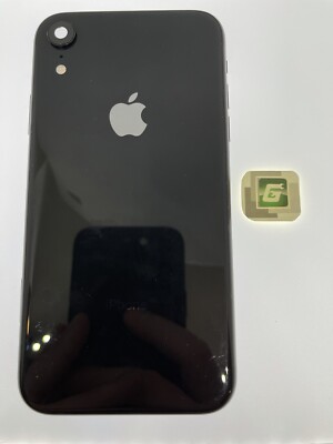 Apple iPhone XR Genuine OEM Full Back Housing Frame Black Grade A