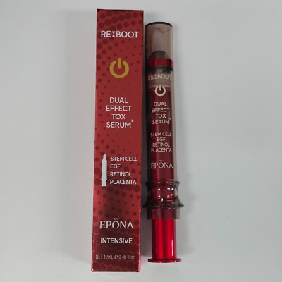 EPONA] Intensive Reboot Dual Effect Tox Serum 12ml / 0.40 Stem