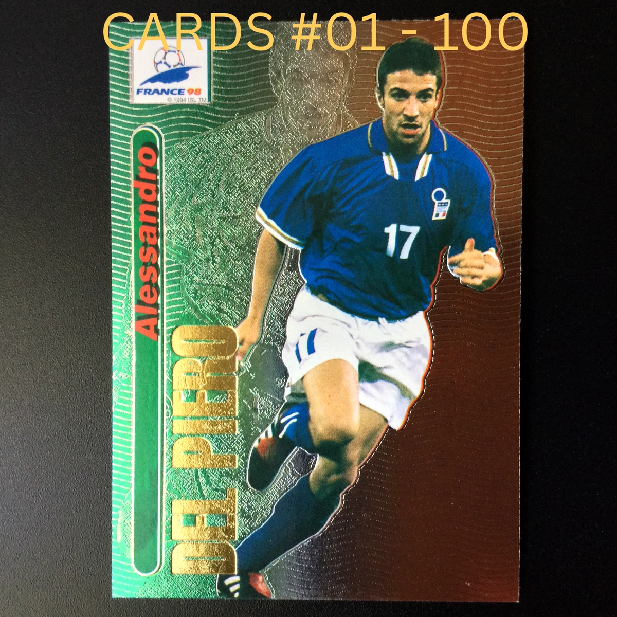 FIFA World Cup Soccer France 1998 Season Sports Trading Cards
