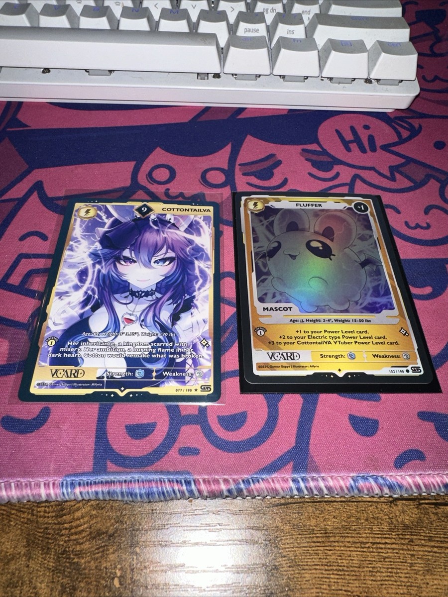 VCARD Rising Stars - First Edition (1st) 9 non Holo CottontailVA +