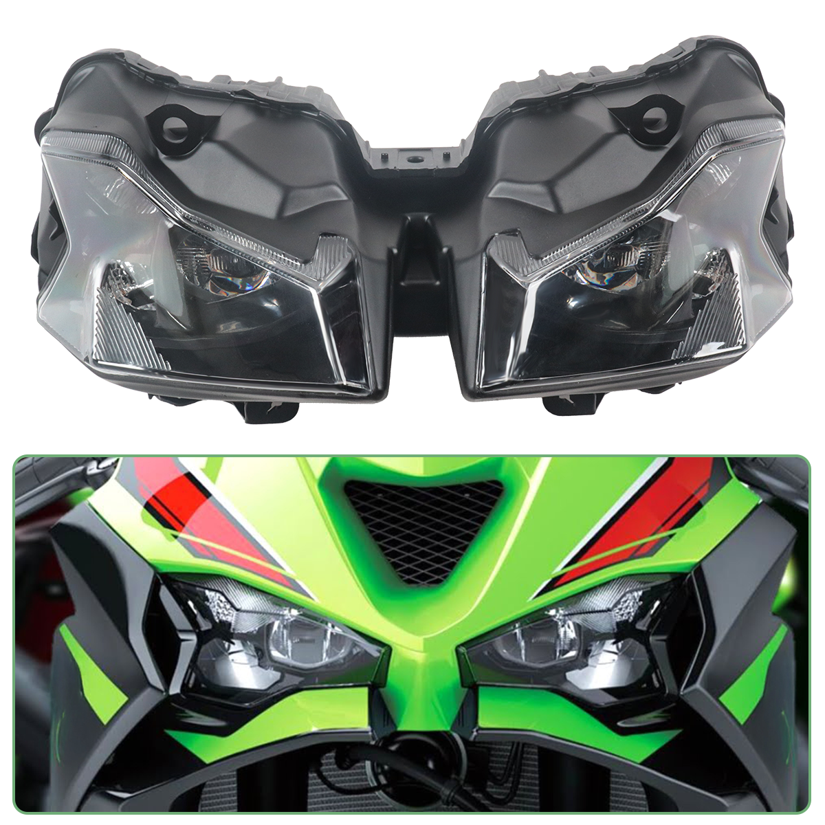 Fit For Kawasaki Ninja 636 ZX6R 2024 - 2025 Headlight Assembly