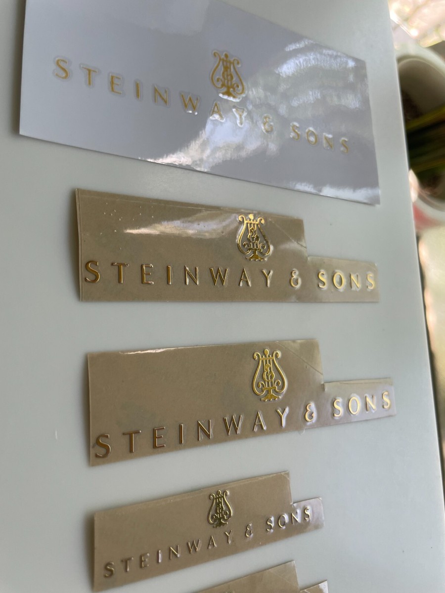 Steinway and Sons Grand Piano Decal Stickers in various sizes | eBay