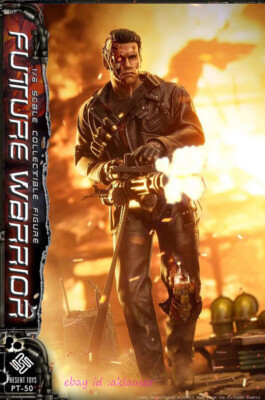 Present Toys Pt-Sp51 1/6 Future Warrior Terminator T800 Deluxe
