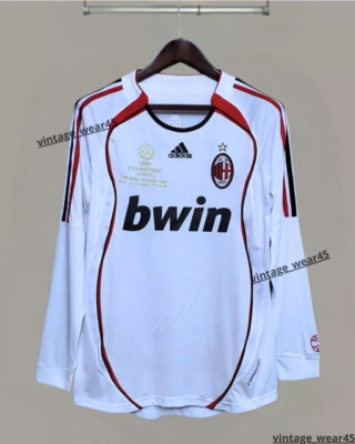 AC Milan MALDINI #3 Jersey 2006/2007 Long Sleeve Retro Vintage