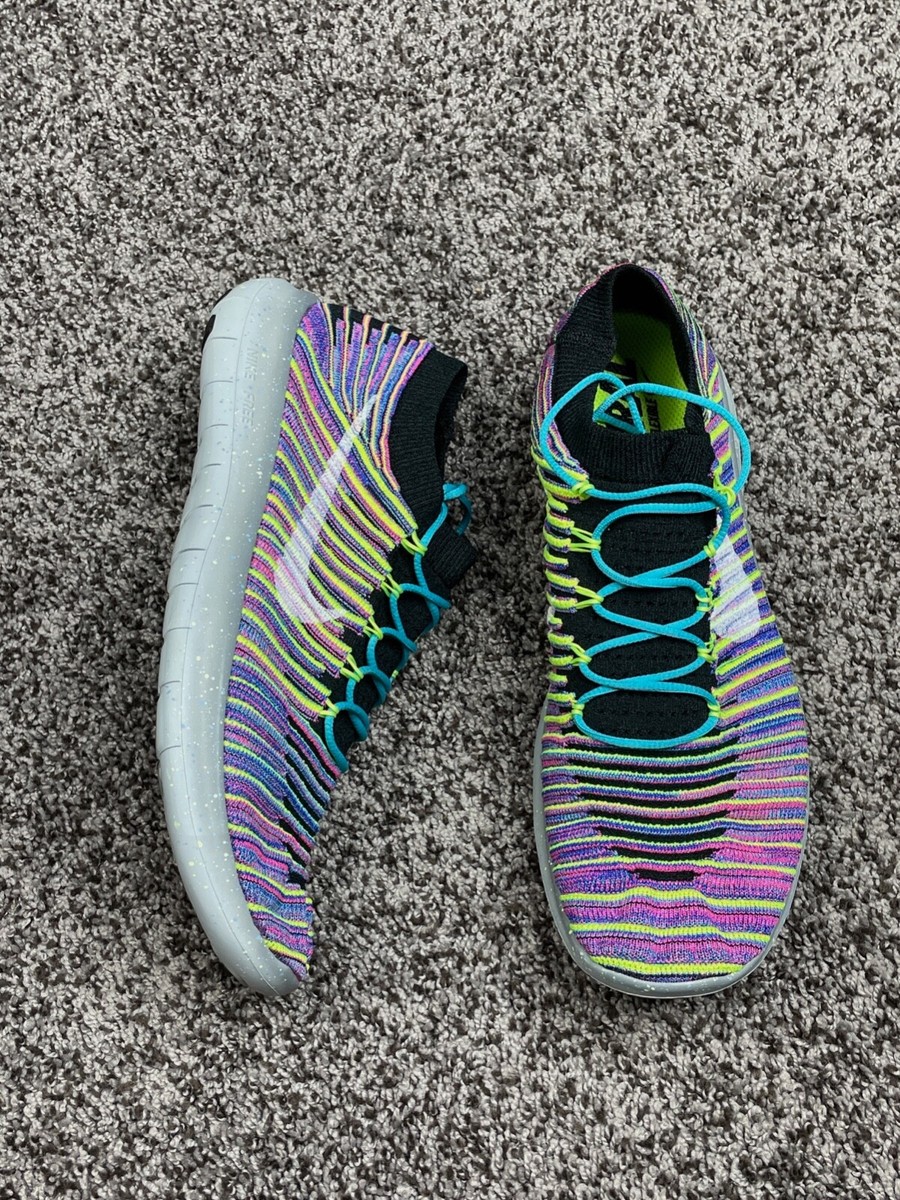 Nike Free RN Motion Flyknit Multi Color Mens Sz 10us 834584 006 | eBay