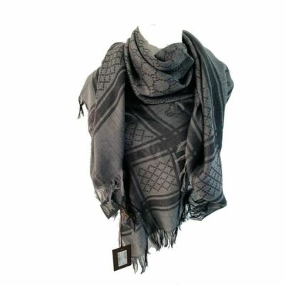 Gucci Surviee GG logo X-Large shawl scarf 544615 | eBay