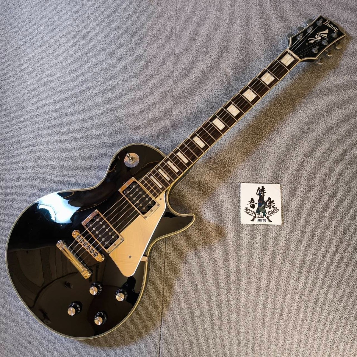 Burny by Fernandes Electric Guitar Les Paul Custom JS Model RLC