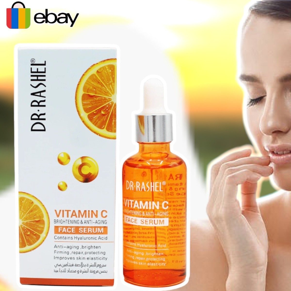 Dr Rashel Vitamin C Face Serum Pure Strong Hyaluronic Anti Wrinkle