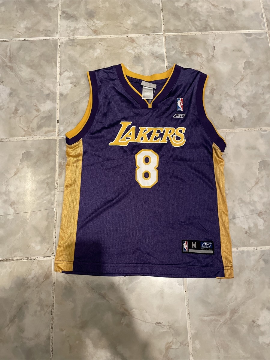 Reebok Kobe Bryant #8 LA Lakers Jersey NBA Youth Medium 10-12