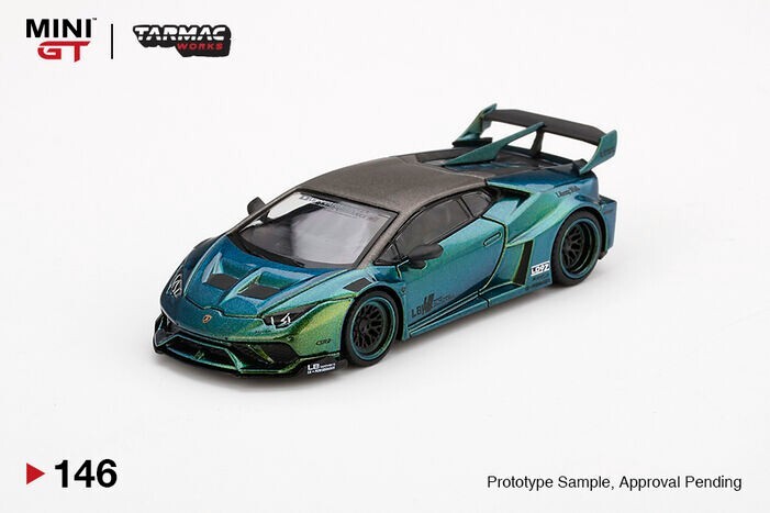 MINI GT 146 LB WORKS Lamborghini Huracán GT Magic Green LHD | eBay