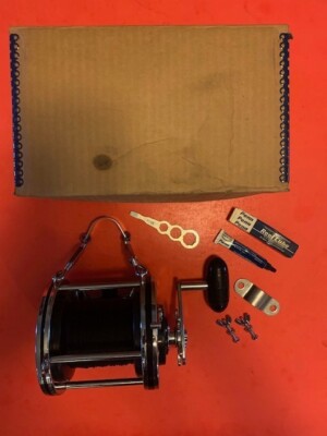 PENN SENATOR 115L 9/0 TROLLING FISHING REEL WITH BOX, PENN WRENCH