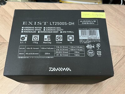 DAIWA Spinning reel 22 EXIST LT2500S-DH Made in Japan | eBay