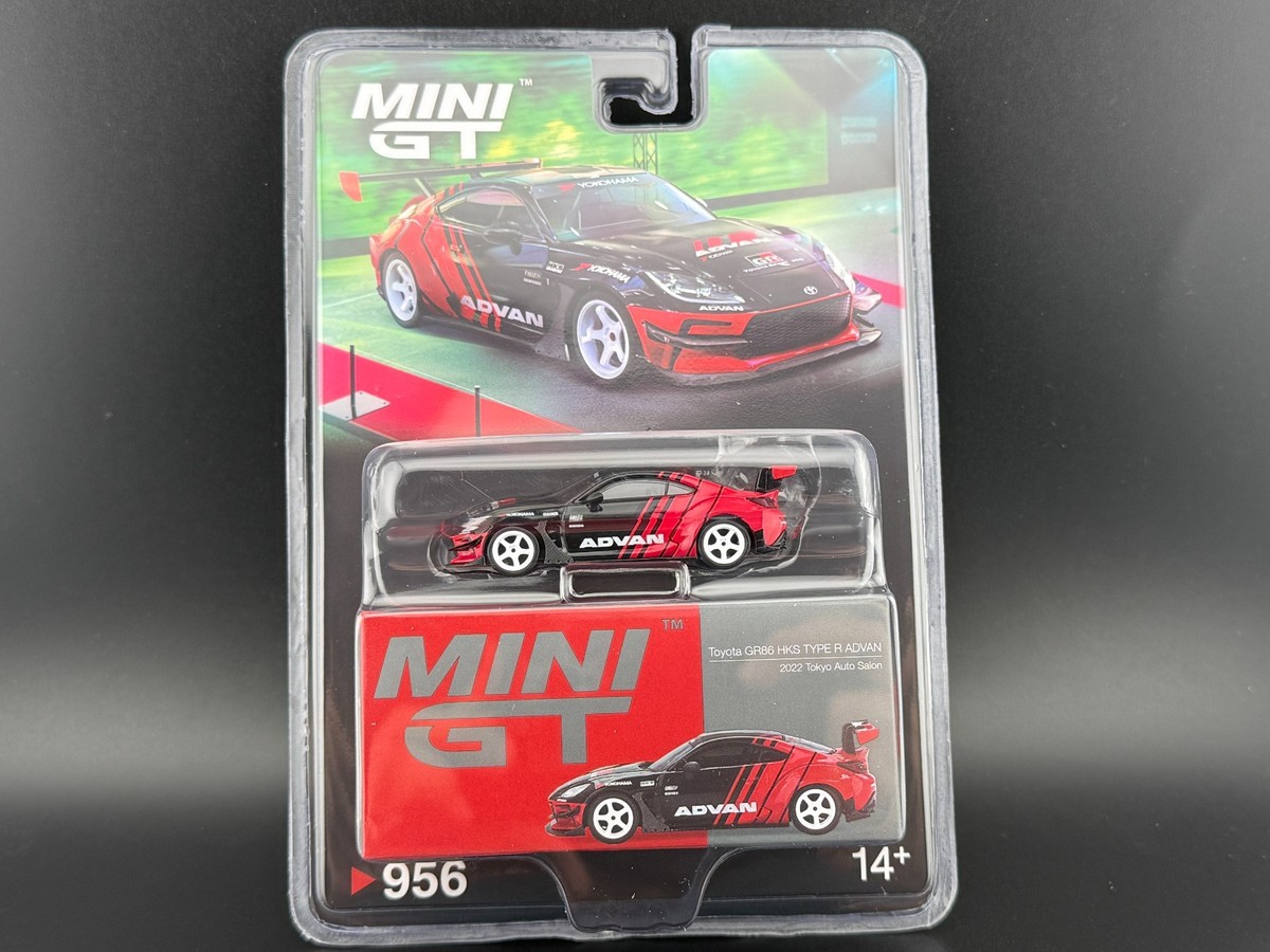 Mini GT Toyota GR86 HKS TYPE R ADVAN – 2022 Tokyo Auto Salon #956