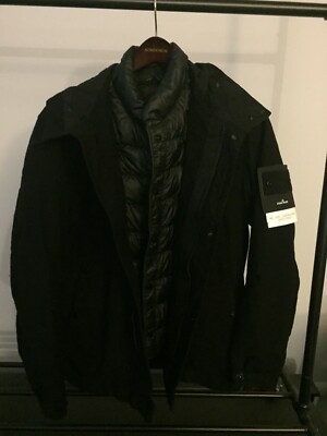 BNWT Stone Island Ghost Piece Mil Spec Diagonal Wool Jacket size M