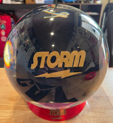 Storm Clear Black Gold Belmo Bowling Ball 15lbs Jason Belmonte