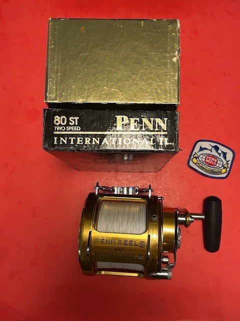 PENN INTERNATIONAL 80ST 2-SPEED LEVER DRAG TROLLING FISHING REEL