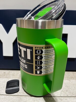 YETI Rambler 24oz Mug Ltd Ed VERY RARE🟢CANOPY GREEN! 🟢w/Matching