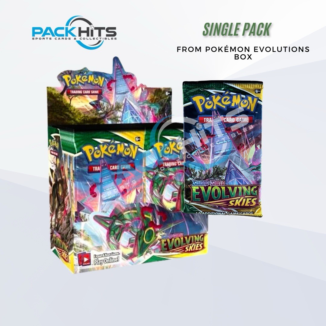 Pokémon Evolving Skies SINGLE PACK From Booster Box | eBay