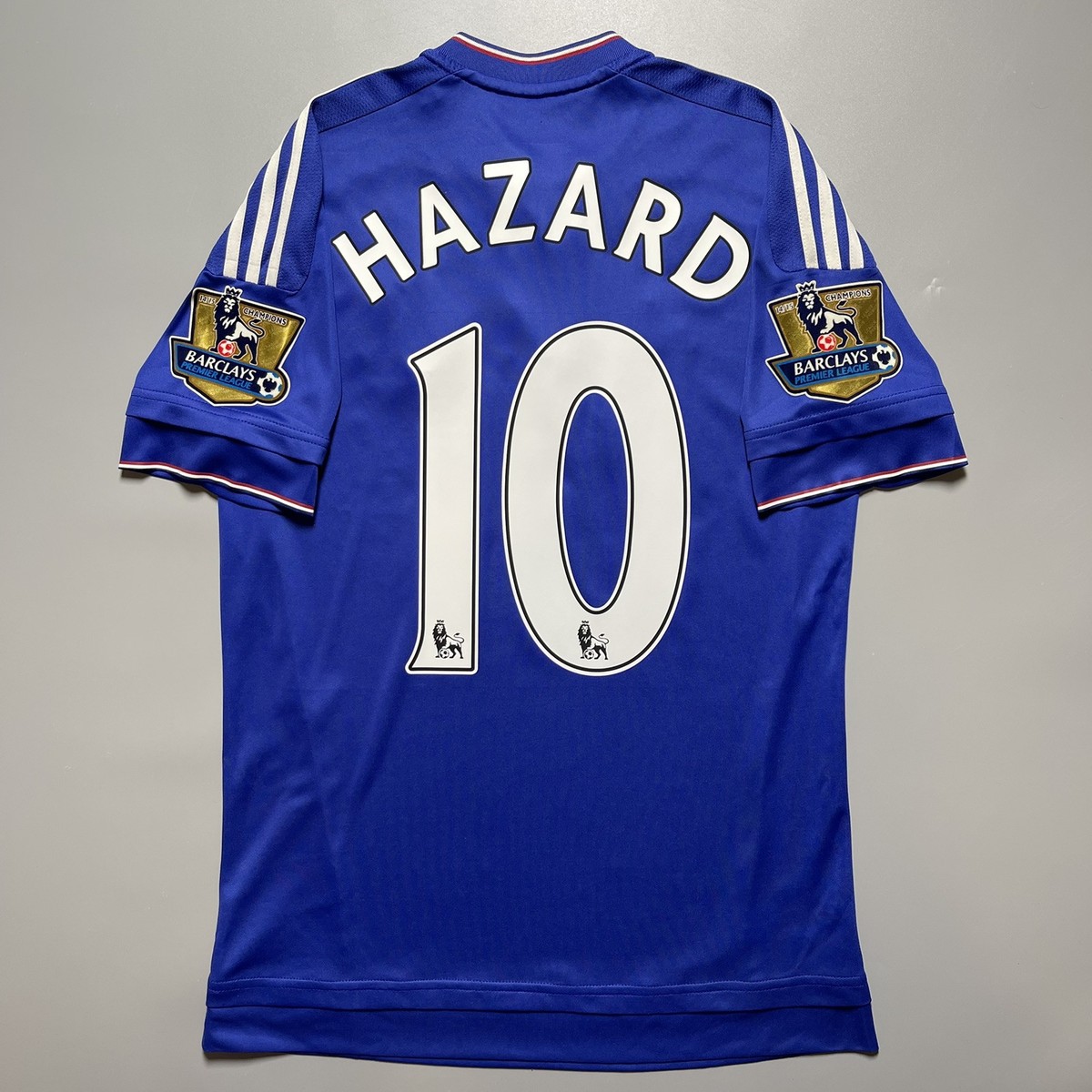 CHELSEA ADIDAS 2015/2016 FOOTBALL HOME JERSEY #10 EDEN HAZARD SIZE