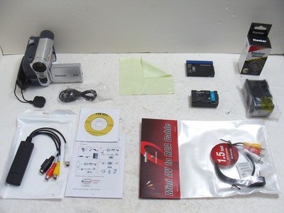 Panasonic PV-GS15 Mini DV Hybrid Camcorder 24x Optical Zoom +