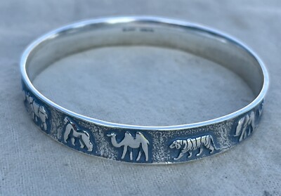 JAMES AVERY RARE RETIRED ZOO ANIMAL PARADE BANGLE BRACELET SIZE