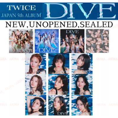 TWICE JAPAN 5th ALBUM DIVE STANDARD LIMITED A B ONCE JAPAN SOLO