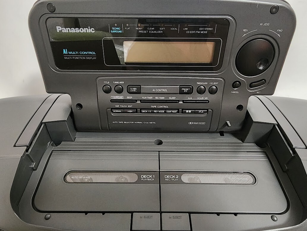 Panasonic RX-DT707 CD Headphone Jack Cassette Radio Boombox | eBay