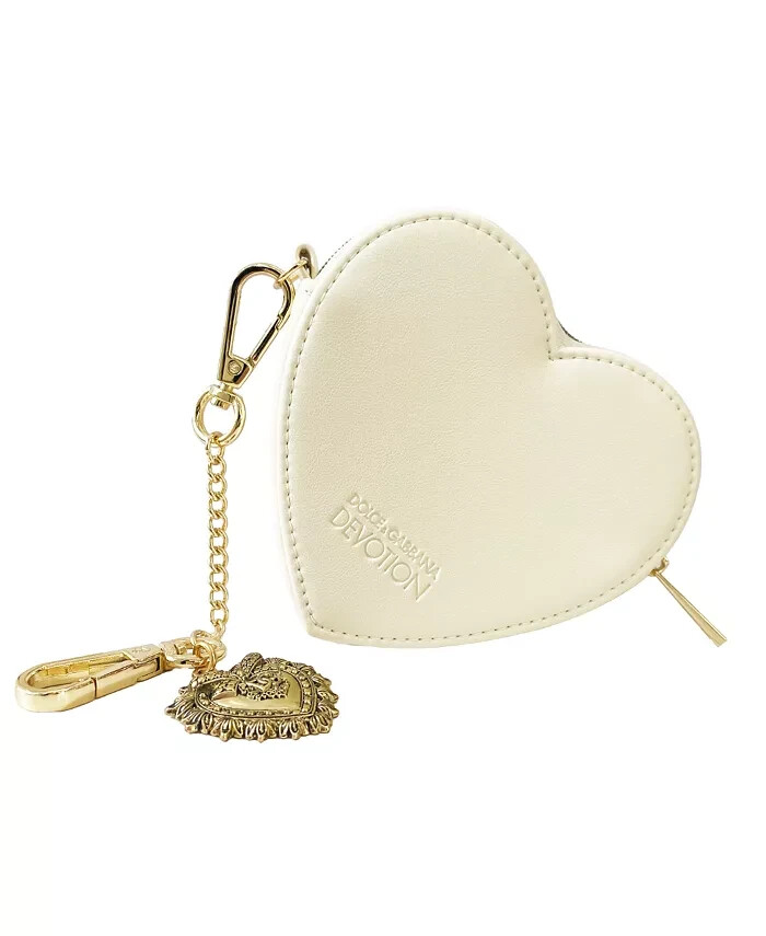 Dolce & Gabbana Heart Pouch Metal Chain Devotion Fragrance White