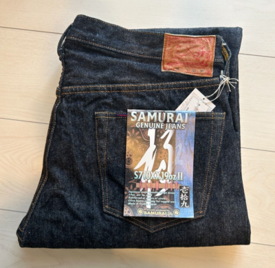 Samurai Jeans S710XX 19oz II Kiwami Slim Straight Tapered Selvedge