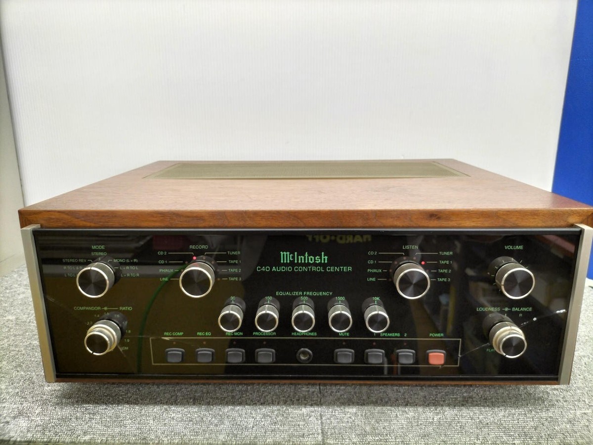 McIntosh C40 Control Amplifier Tested Vintage Preamp High-End