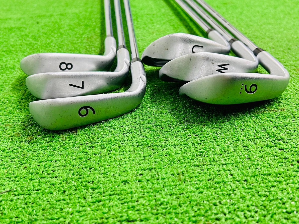 Ping i20 Iron set 6-9+PW+UW RHCFS Stiff Flex Steel Shaft Yellow